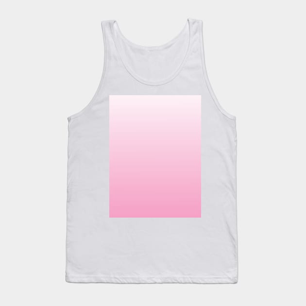 Light Pink to Dark Carnation Ombre Fade Sunset Gradient Tank Top by squeakyricardo